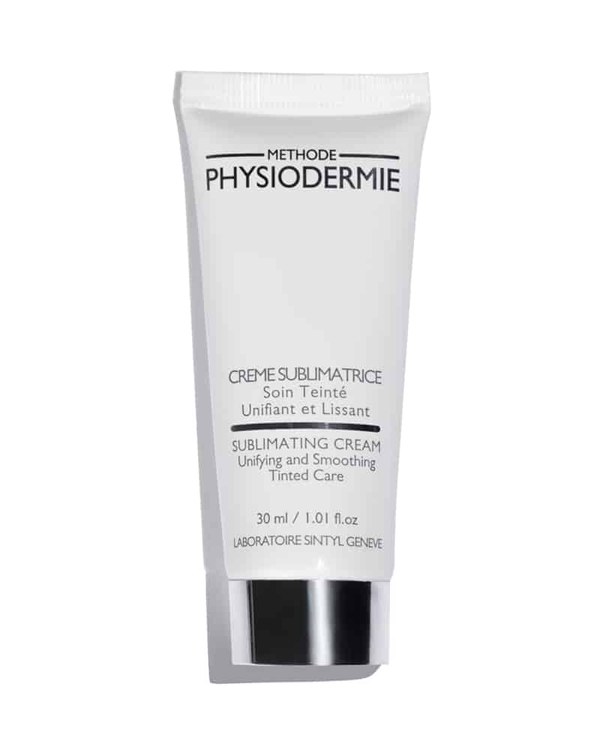 Tube blanc de crème sublimatrice sur fond blanc, boutique du site Biostem