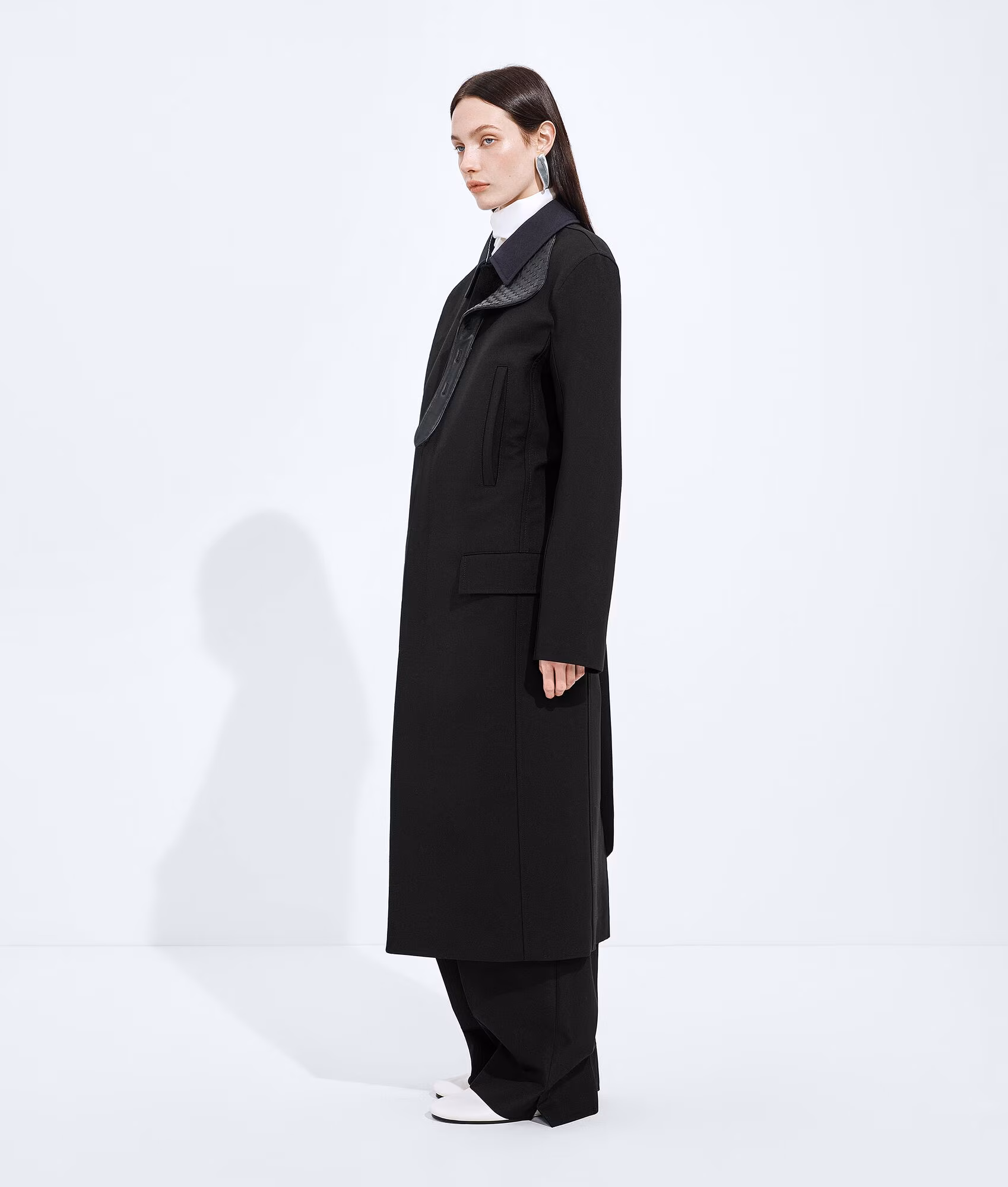 Manteau en laine séparable et mohair — vue 2